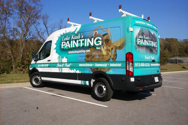 Luke Kush Painting Van