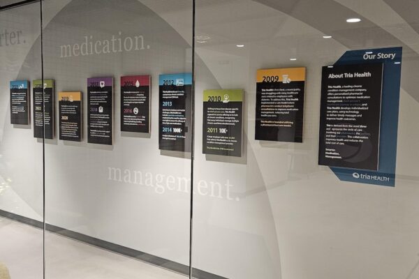 Wall-Display-Kansas City-TRIA-Health-Signco