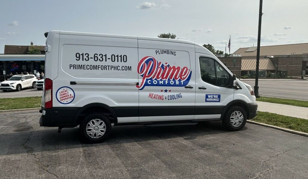 Signco Kansas City Prime Comfort PHC Service Vehicle Fleet Wrap