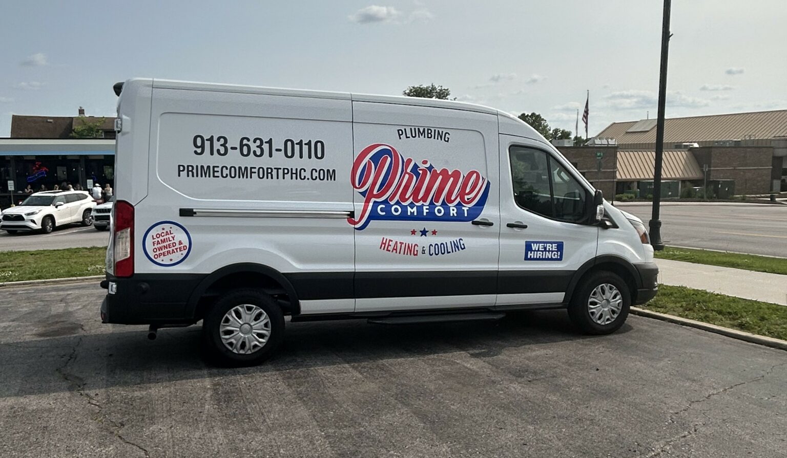 Signco Kansas City Prime Comfort PHC Service Vehicle Fleet Wrap